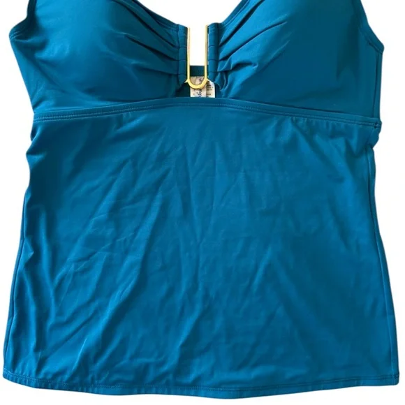 Tommy Bahama Pearl U-Front Tankini Top - Picture 6 of 10